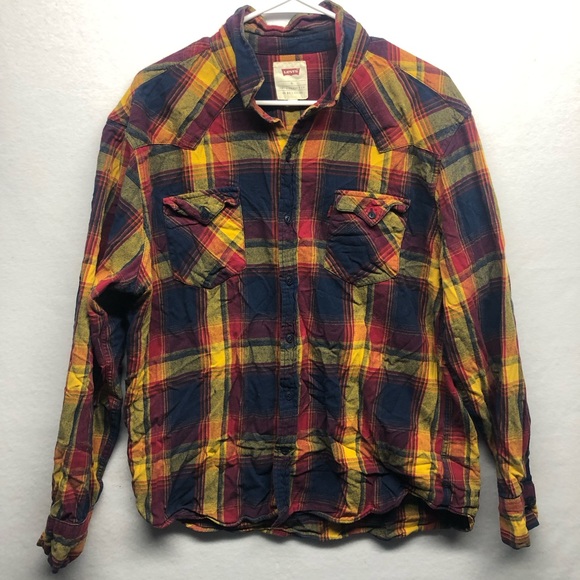 Levis button long sleeve (2 small stain picture 3) - Picture 1 of 8